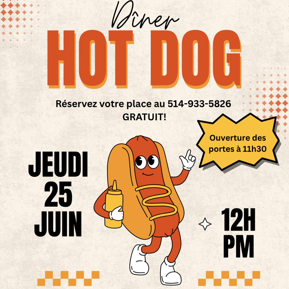 Dîner hot dog
