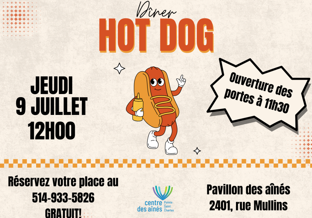 D&icirc;ner hot dog