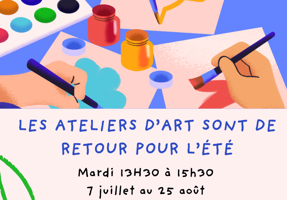 Les ateliers d’art estivaux