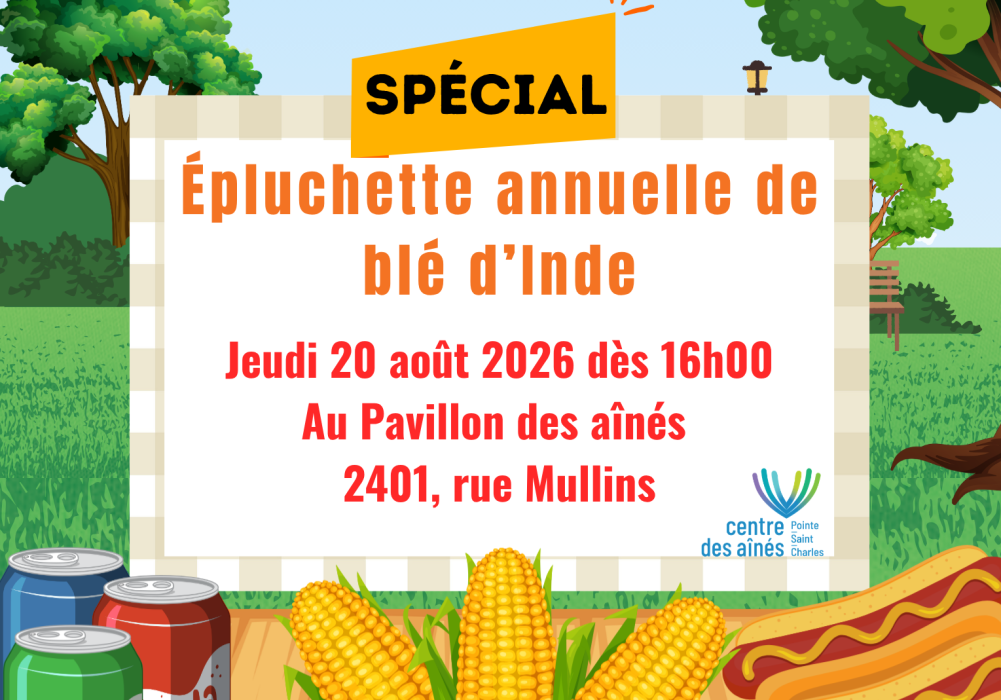 Souper épluchette de blé d’inde