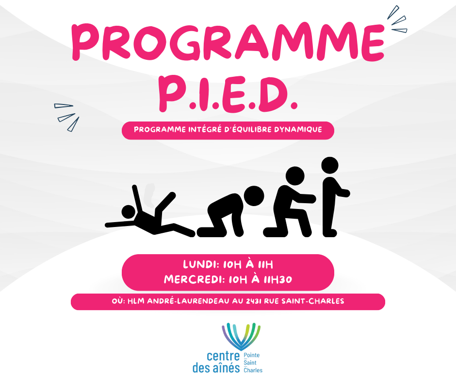 Programme de prévention des chutes - P.I.E.D.